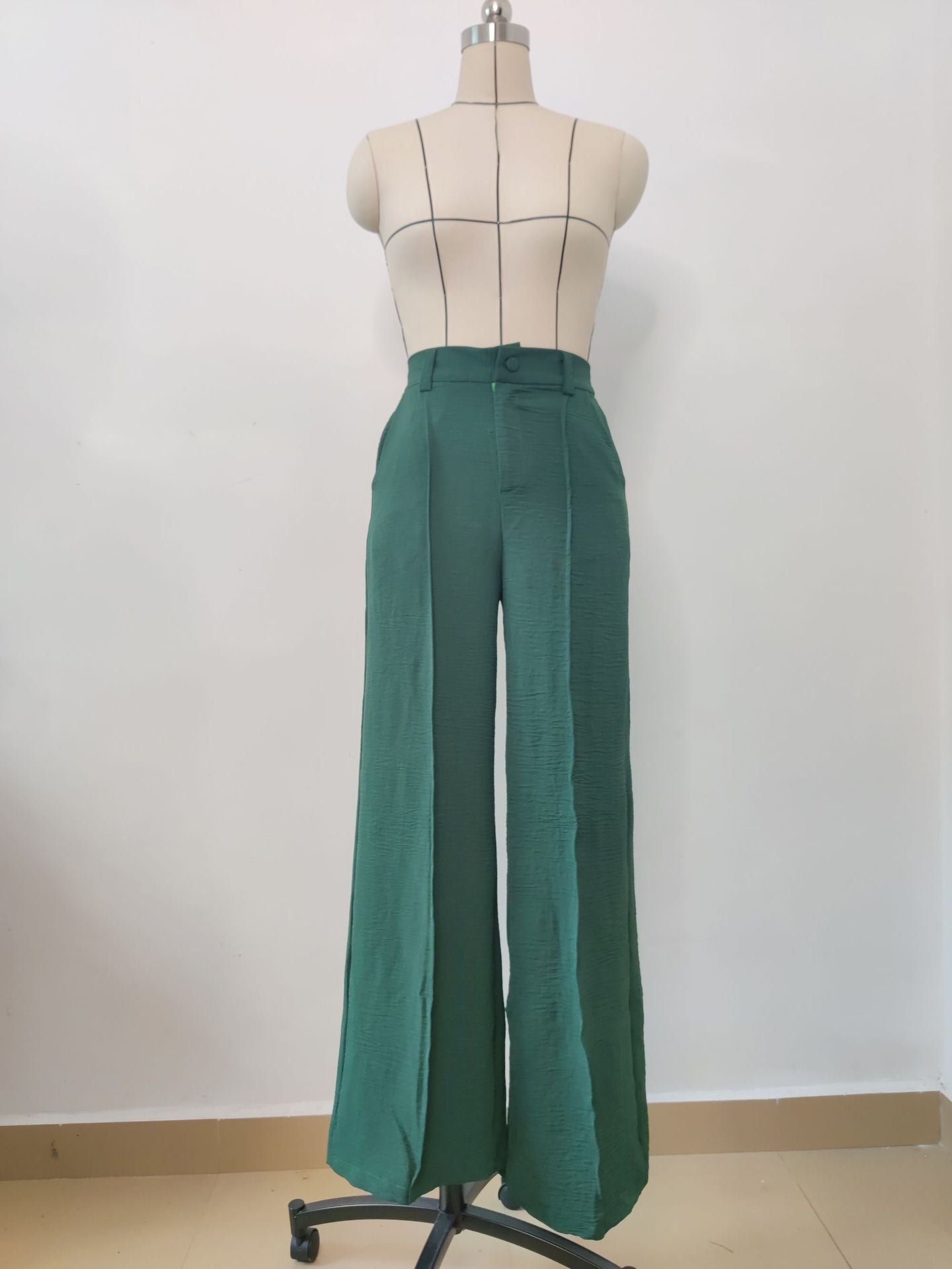 Loose Pleated Wide-leg Casual Pants