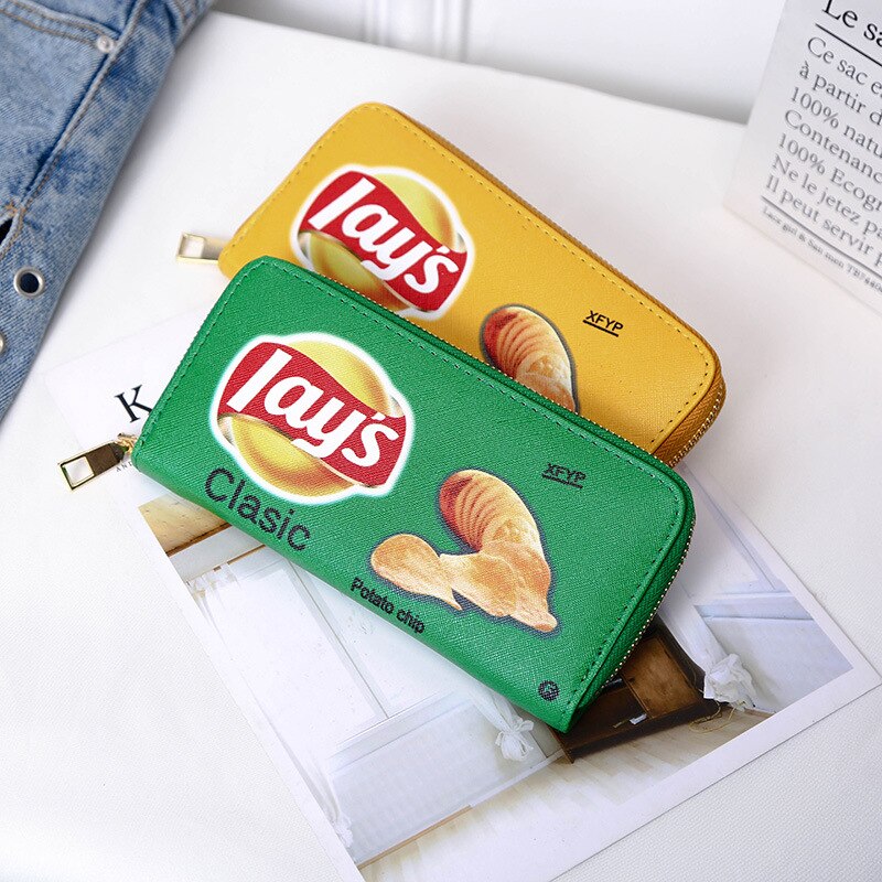 Funny Potato Chips Crossbody Canvas Shoulder Bag