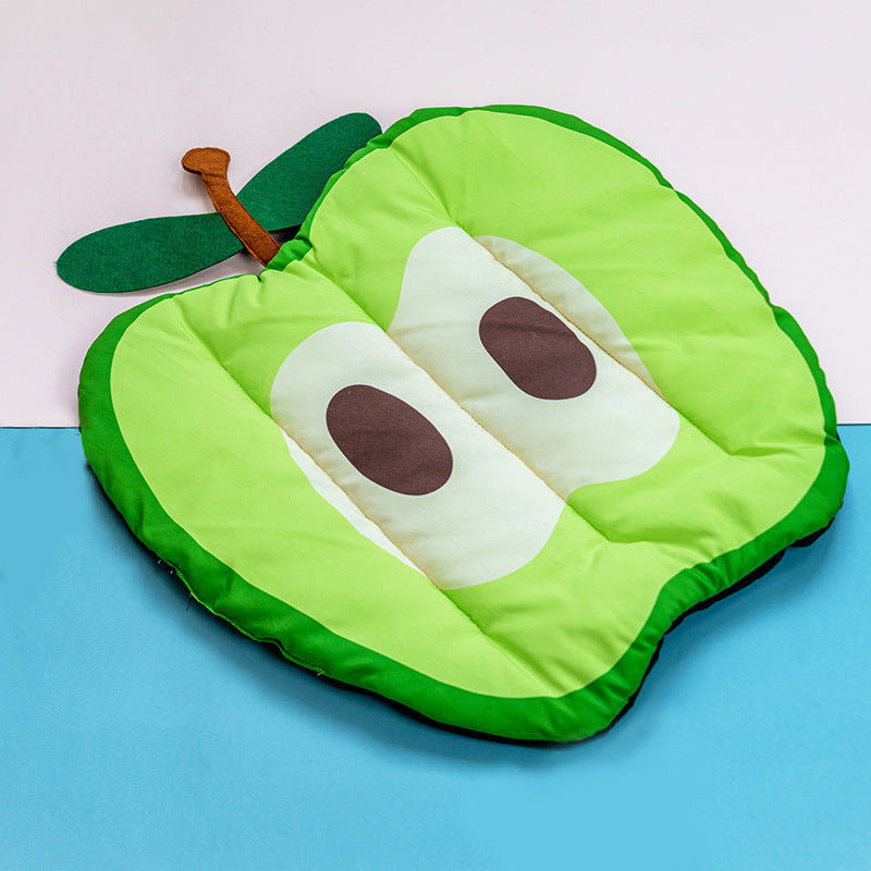 Washable Ice Pad Summer Fruit Pet Beds