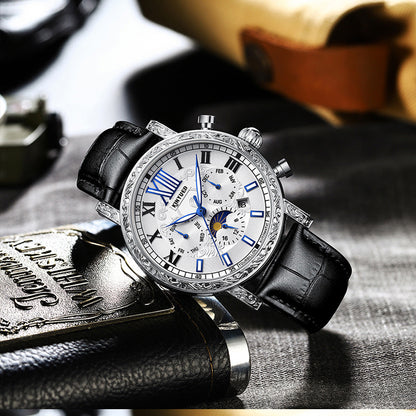 Hollow Fully Automatic Mechanical Watch