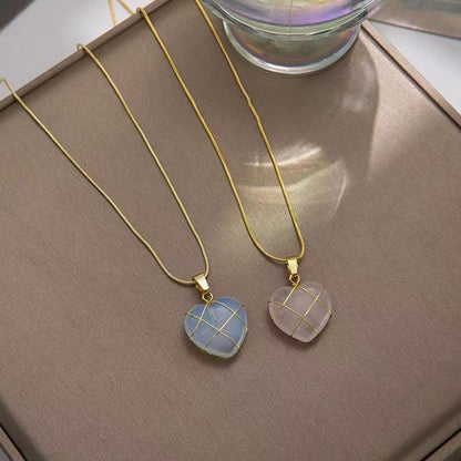 Moonstone Necklace Novelty Jewelry