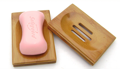 Bamboo wooden soap holder