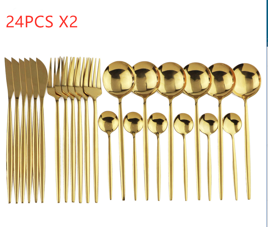 24pcs Luxury Cutlery Set