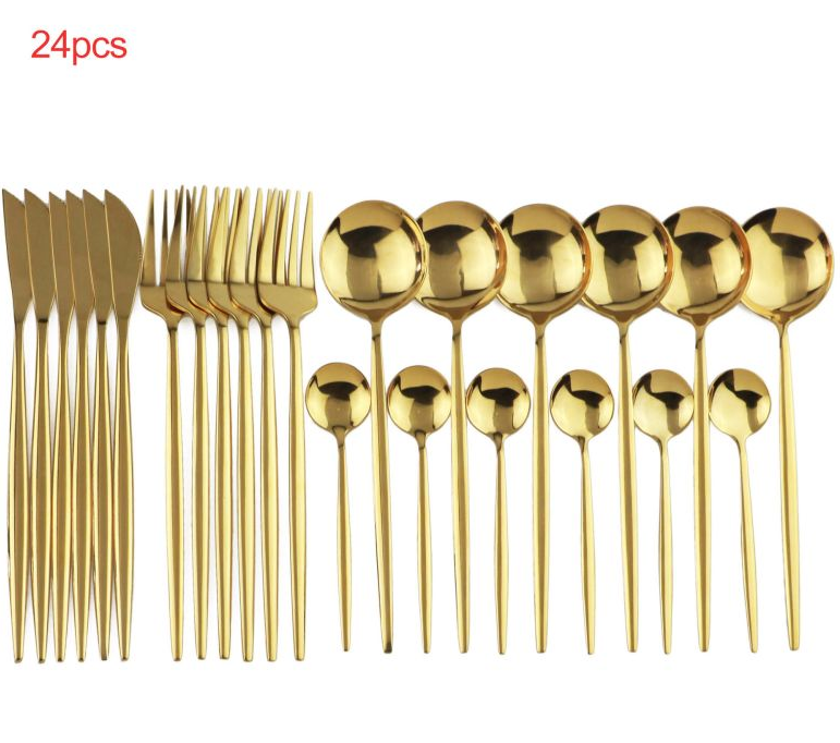 24pcs Luxury Cutlery Set