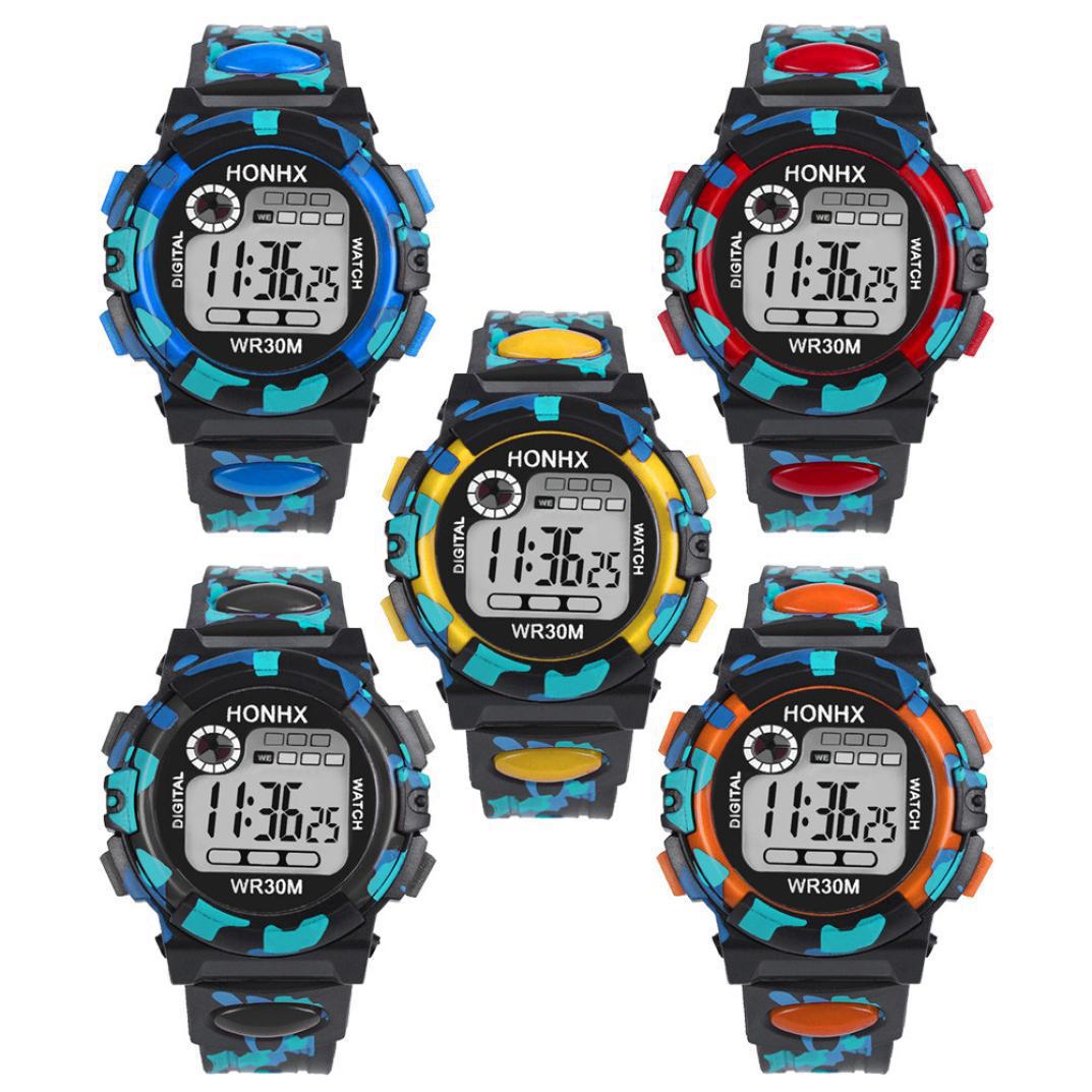 Digital Waterproof Camouflage Sports Watch