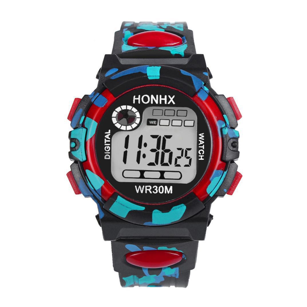 Digital Waterproof Camouflage Sports Watch