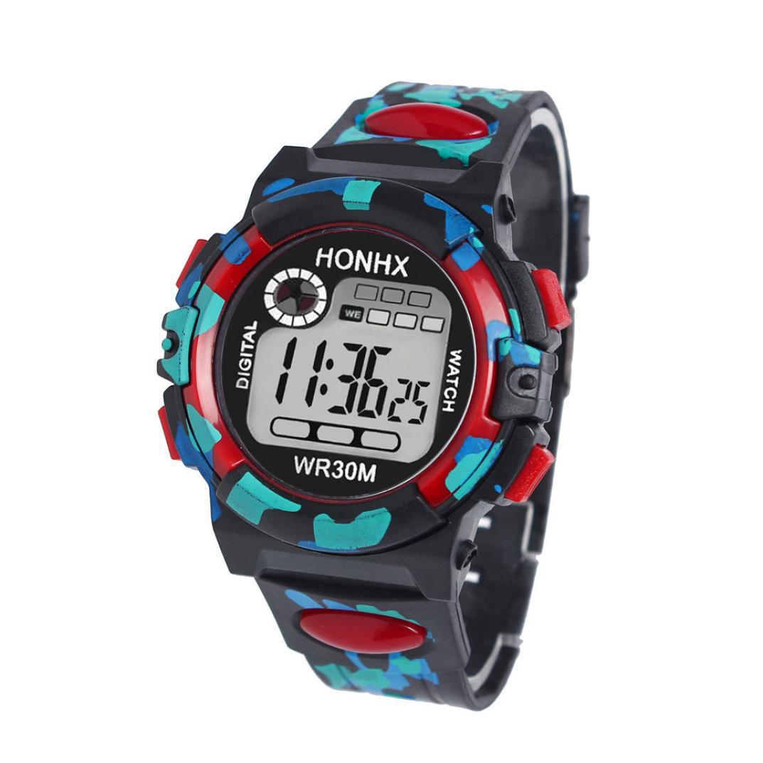 Digital Waterproof Camouflage Sports Watch