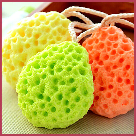 Honeycomb Scrubbing Cotton Bath Ball Sponge