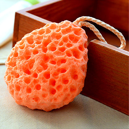 Honeycomb Scrubbing Cotton Bath Ball Sponge