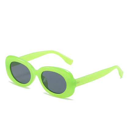 Oval Fashion Simple Sunglasses