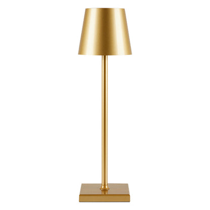 Nordic LED USB High Foot Metal Charging Table Lamp