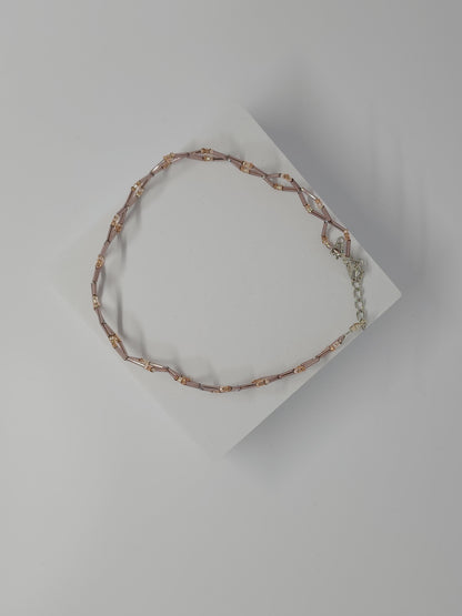 Medieval Style Light Pink Choker