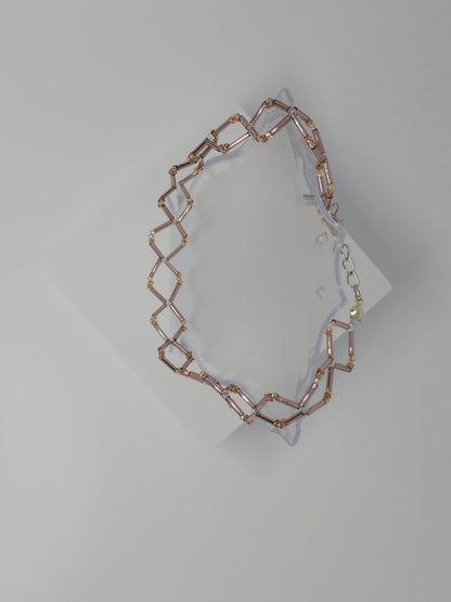 Medieval Style Light Pink Choker