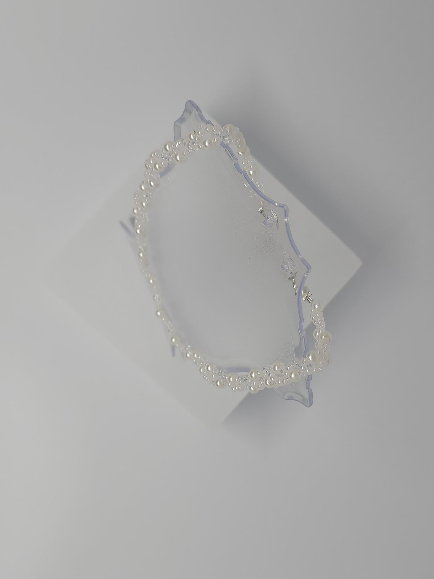 Bridal White Pearl Choker