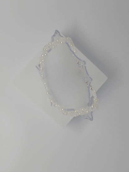 Bridal White Pearl Choker