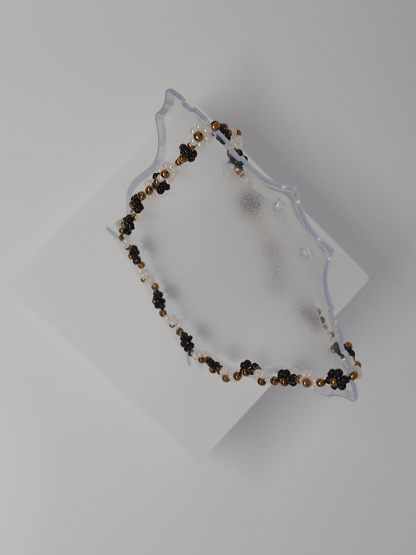 Onyx Odyssey Hellebore Flower Choker