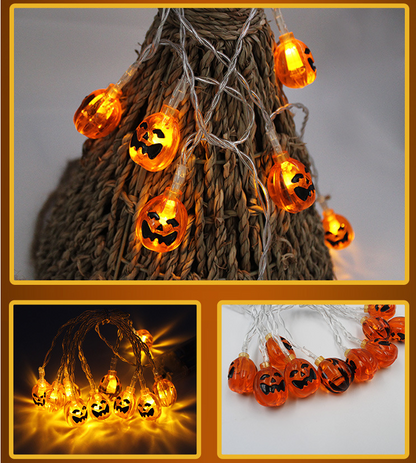 Halloween Decoration Pumpkin LED String Lights Lantern