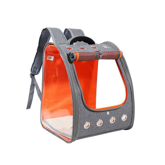 Full Transparent PVC Pet Backpack