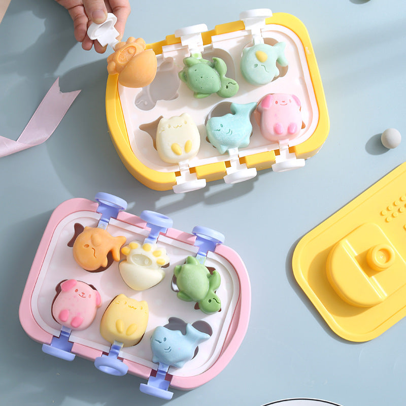 Small Boat Silicone DIY Ice Cream Popsicle Mold