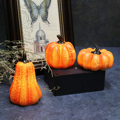 Halloween Pumpkin Lantern LED Candle Lamp