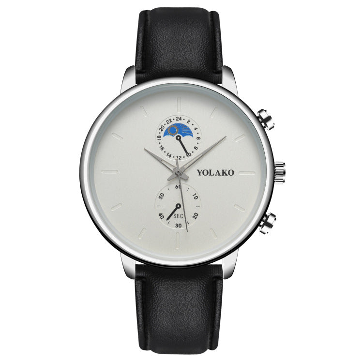 Ultra-thin Leather Quartz Watch