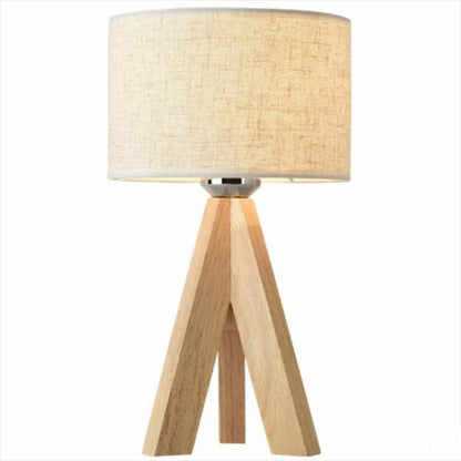 Wooden Bedside Small Table Lamp