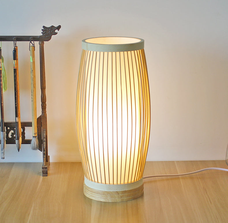 Bamboo Bedside Table Lamp