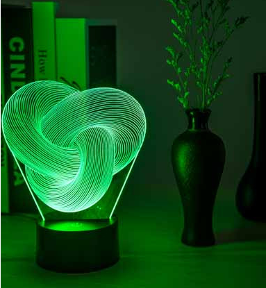 Baby Sleeping Mood 3D Touch Acrylic Decoration Lamp