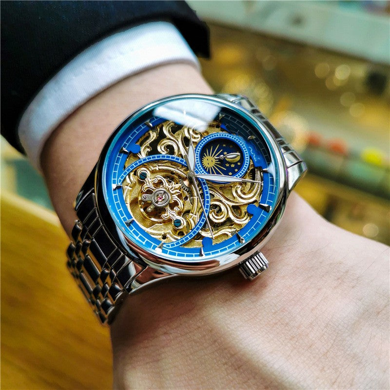 Luminous Hollow Out Fully Automatic Mechanical Watch