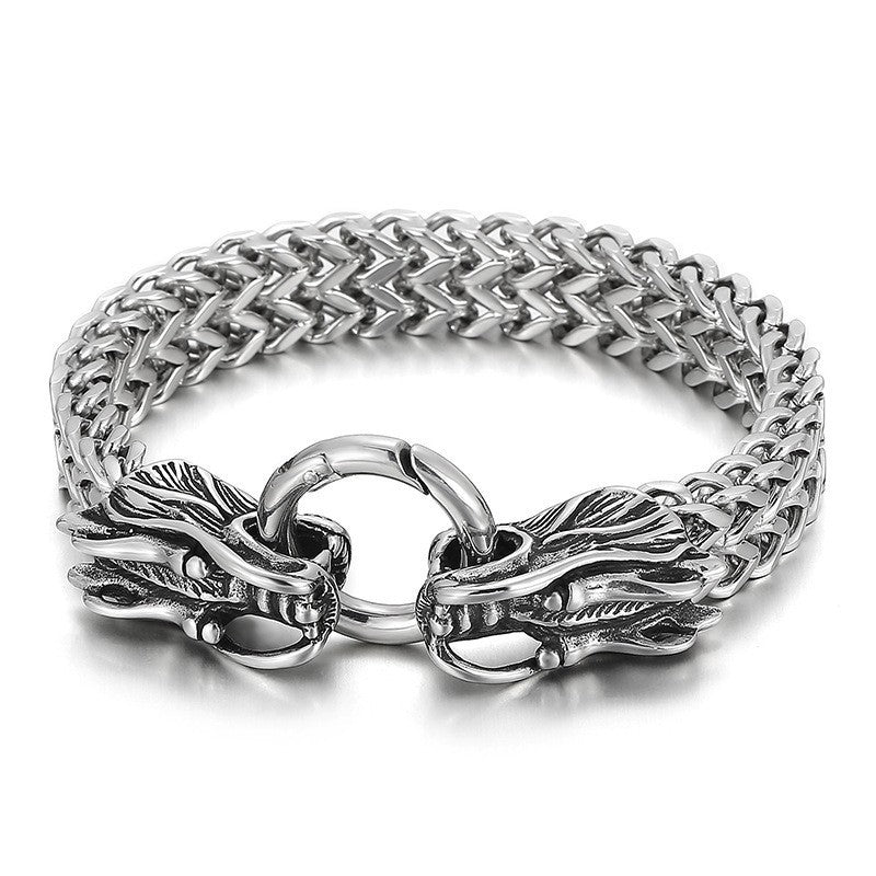 Men's Fashion Retro Titanium Steel Bracelet