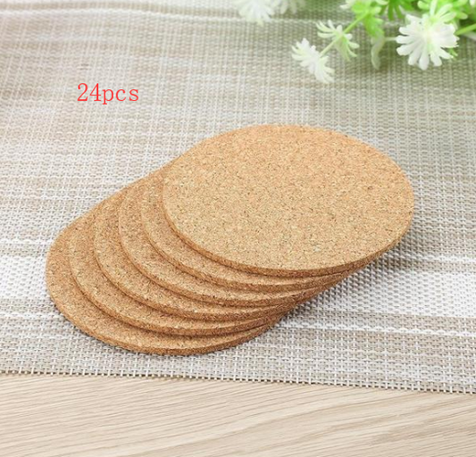 Natural Cork Cup Coasters