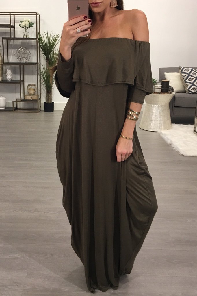 Plus Size Long Sleeved Dress