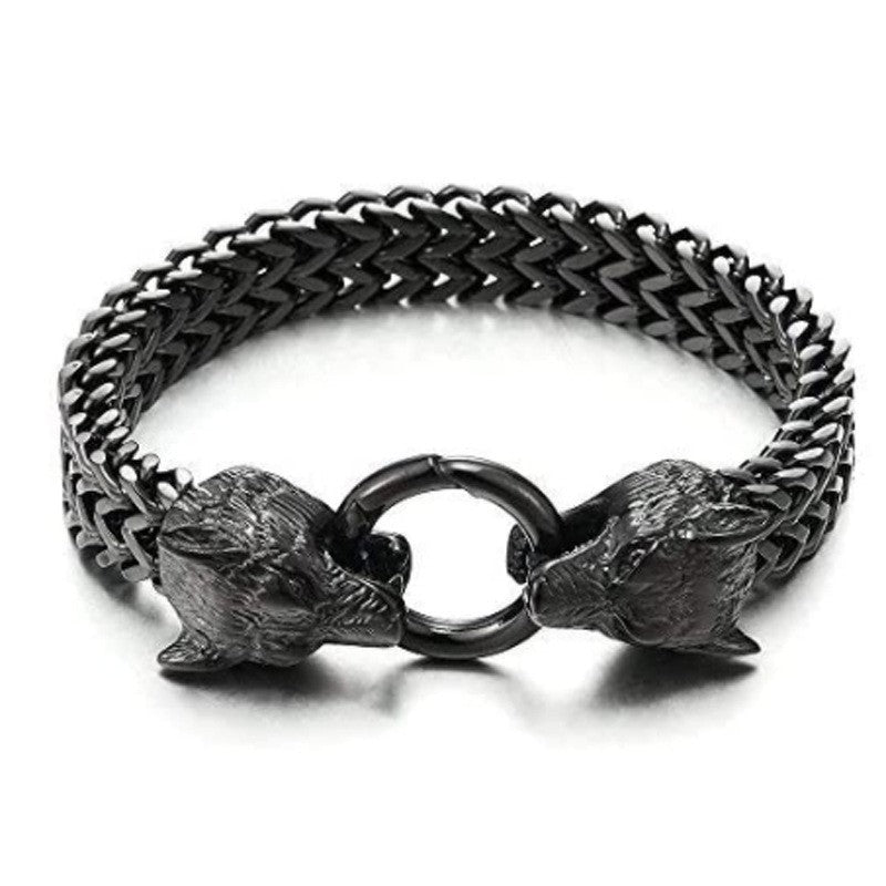 Men's Fashion Retro Titanium Steel Bracelet