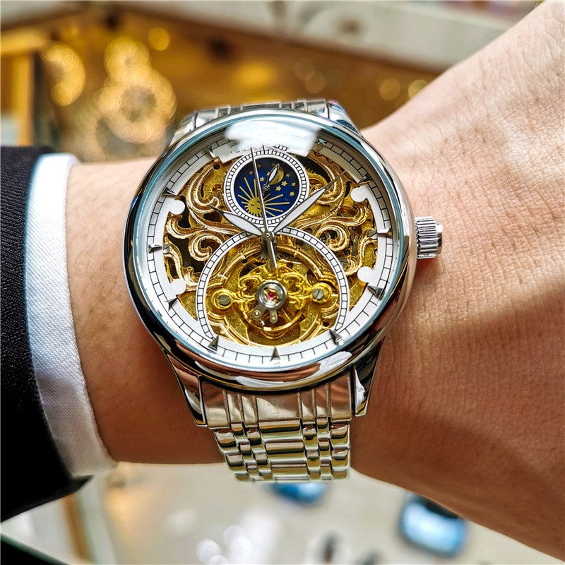 Luminous Hollow Out Fully Automatic Mechanical Watch