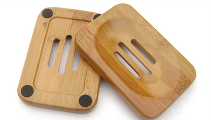 Bamboo wooden soap holder