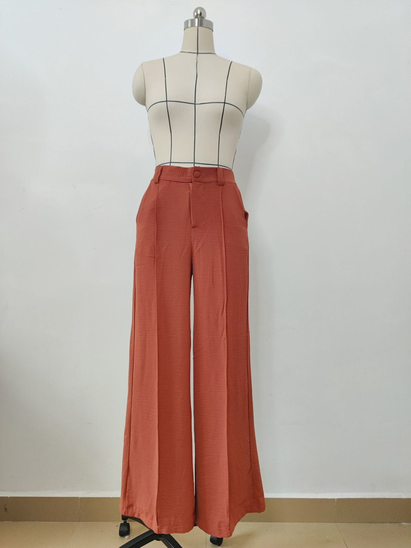 Loose Pleated Wide-leg Casual Pants