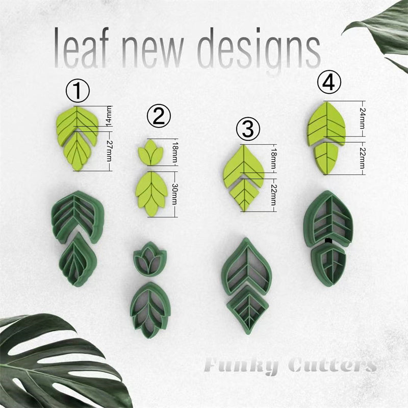 Leaf Terracotta Earring Cutting Mold Mini Cutting Tools