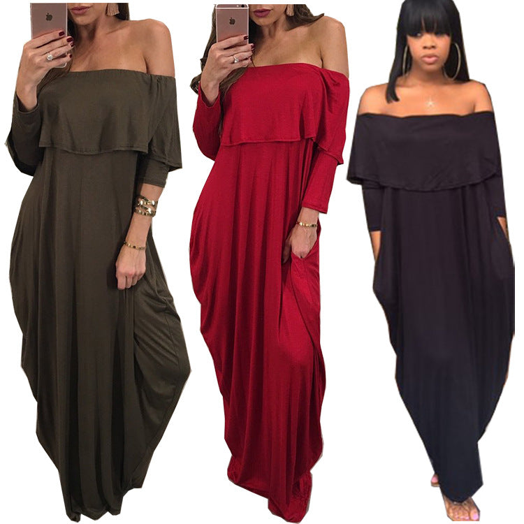 Plus Size Long Sleeved Dress