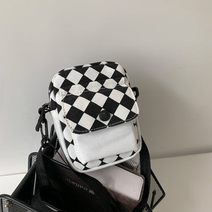 Japanese Checkerboard Canvas Bag