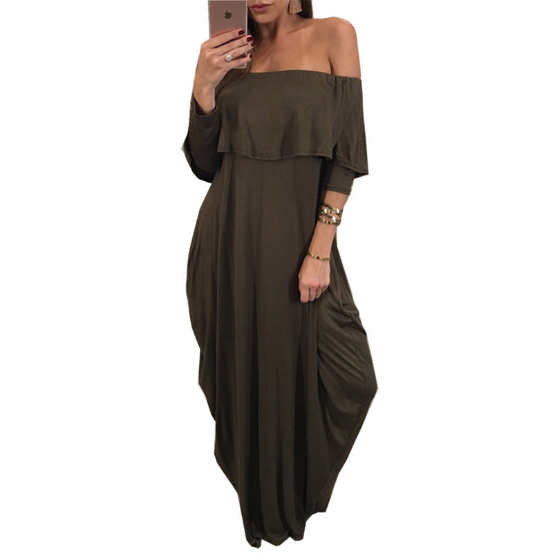 Plus Size Long Sleeved Dress