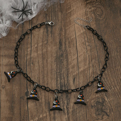 Halloween Clavicle Chain Necklace
