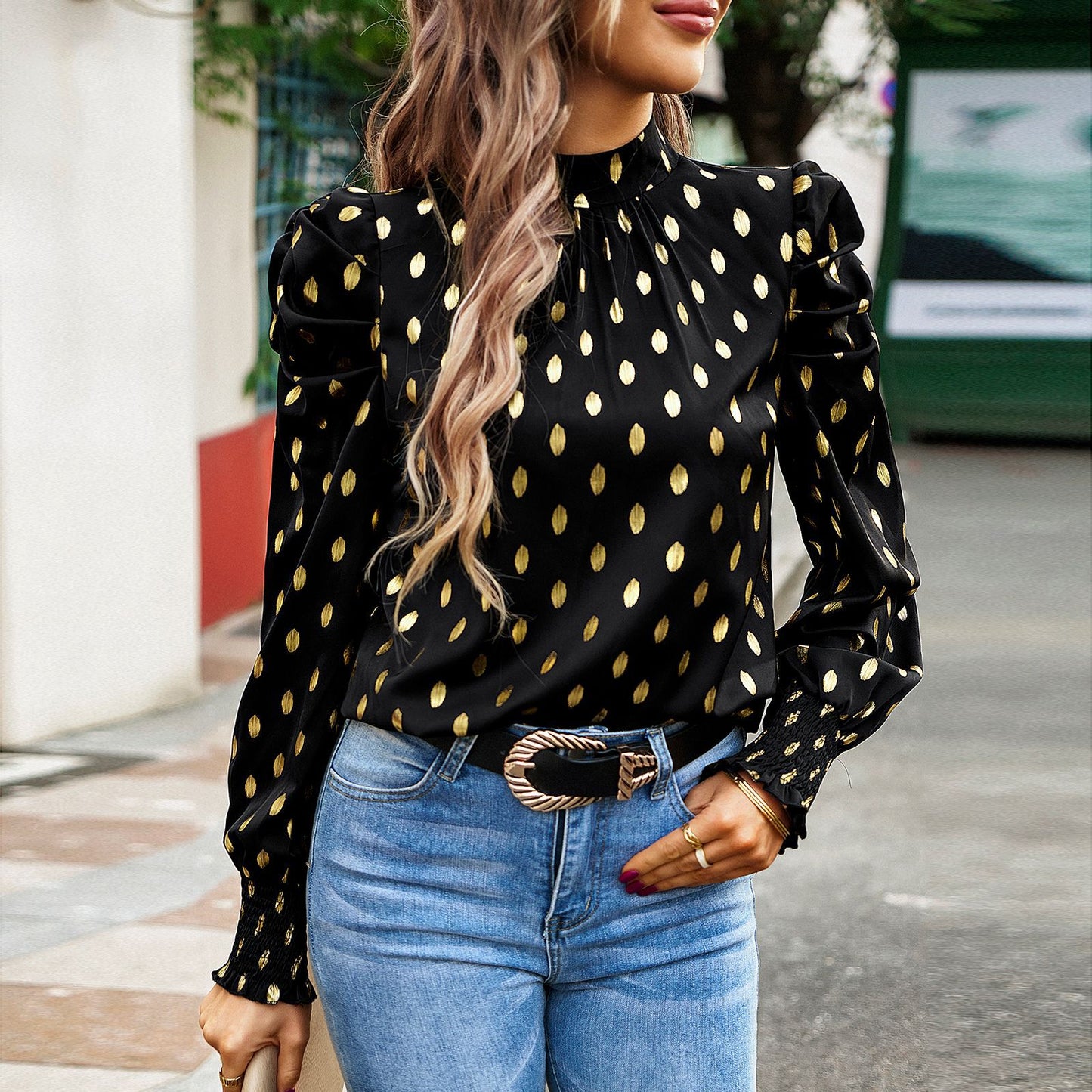 Round Neck Long Sleeve Shirt