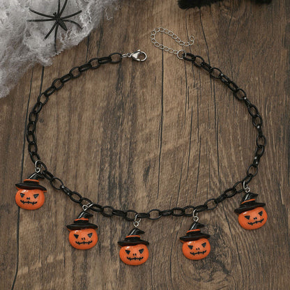 Halloween Clavicle Chain Necklace