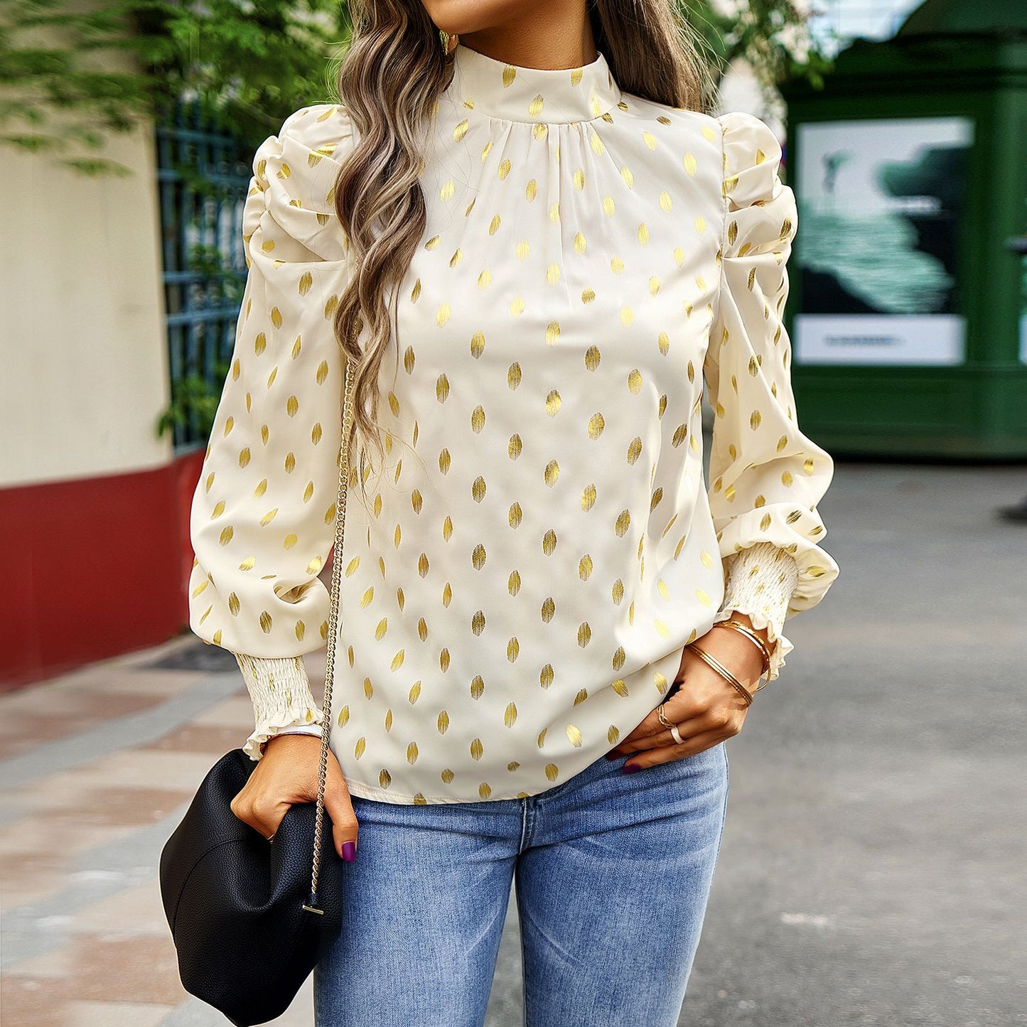 Round Neck Long Sleeve Shirt