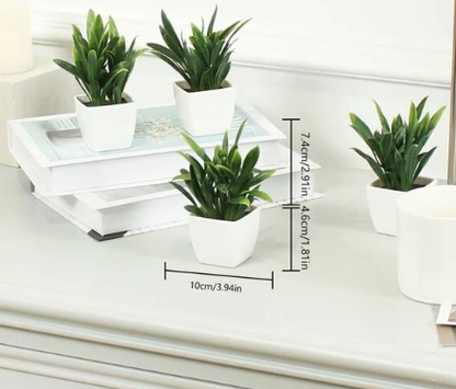 Artificial Potted Succulents Home Decor