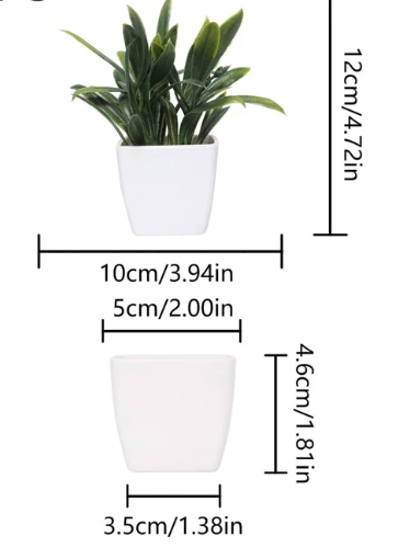 Artificial Potted Succulents Home Decor