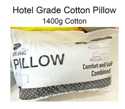 Hotel Grade Feather Fiber Cotton Pillow