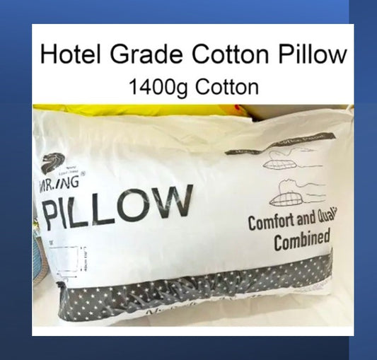 Hotel Grade Feather Fiber Cotton Pillow
