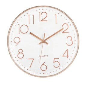 Wall clock Quartz Silent Minimalist Design 30cm