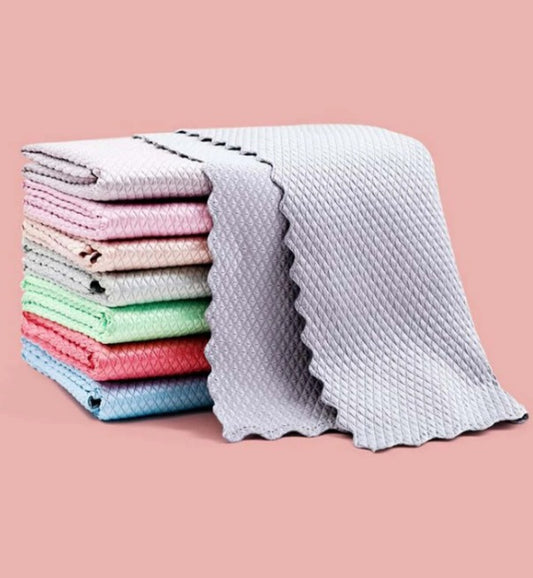 2pcs Random Color Cleaning Towel